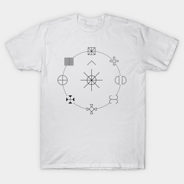 Circle of symbolism T-Shirt by Walzie